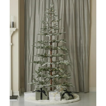 Seasonal LLC 9FT Sierra Pine Christmas Tree, 52 Inches Diameter, Pre-Strung with 400 Warm White LED Lights, Long-Lasting LED Bulbs, Tree Storage Bag