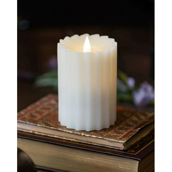Seasonal LLC Flameless 3D Moving Flame LED Candles with Remote Control