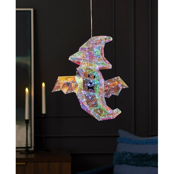 Seasonal LLC Halloween LED Lights - Prismatic Iridescent Wizard Ghost 16"