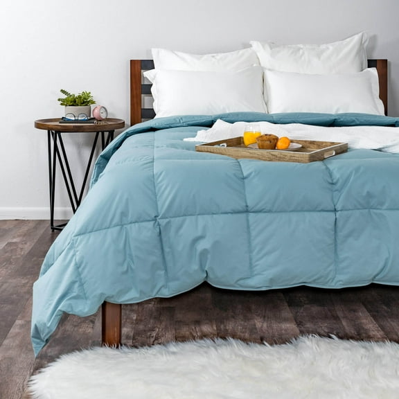 Seasonal LLC Medium Warmth Premier Down Comforter 295 Thread Count Brushed Cotton Twill