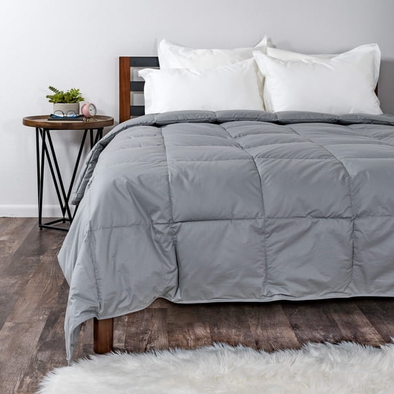 Seasonal LLC Medium Warmth Premier Down Comforter 295 Thread Count Brushed Cotton Twill