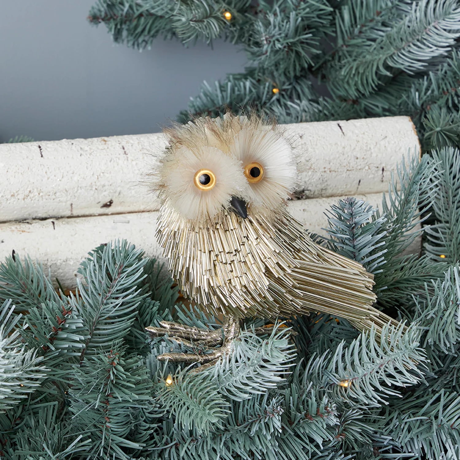 Seasonal LLC Pipa Owl | Tail Side View | Champagne Color - Walmart.com