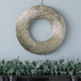 thumbnail image 1 of Seasonal LLC Pipa Wreath 24 inches Diameter, Handcrafted, Champagne Color, 1 of 2
