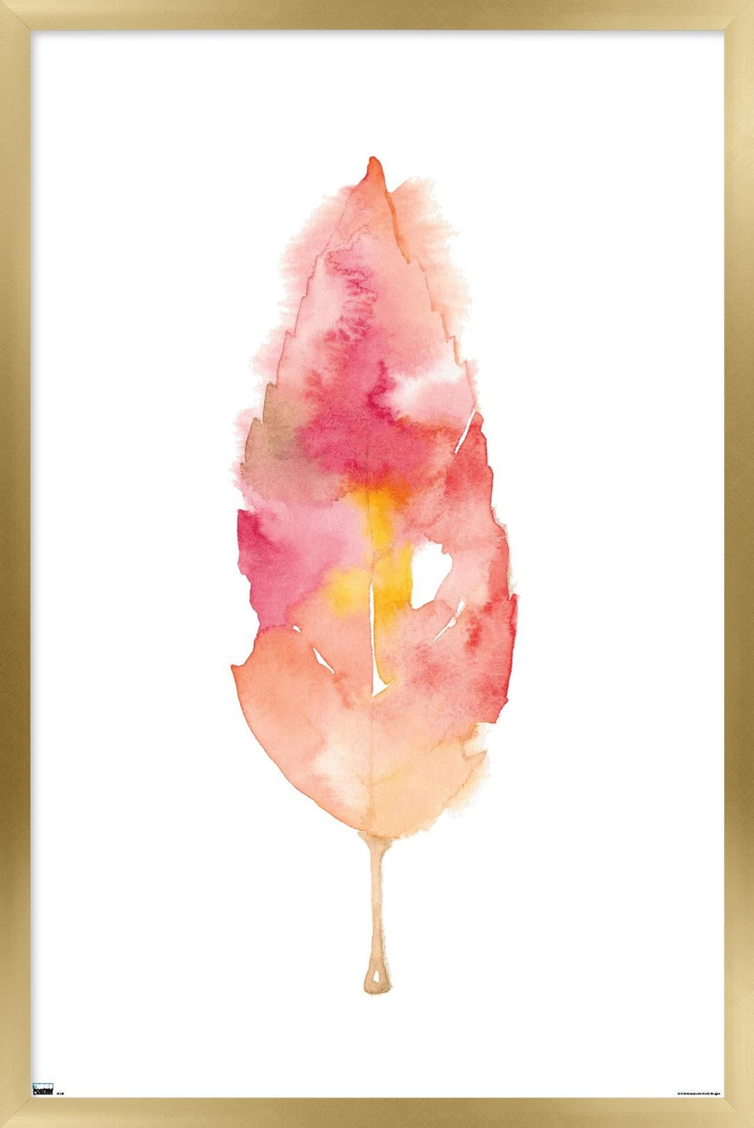 Seasonal Leaf Wall Poster, 14.725" x 22.375" Framed
