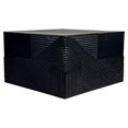 thumbnail image 1 of Seasonal Living Provenance Signature Ceramic 24" Textured Square Table in Black, 1 of 5