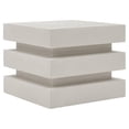 thumbnail image 1 of Seasonal Living Provenance Signature FRP 15" Building Block End Table in Stone, 1 of 8