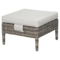 thumbnail image 1 of Seasonal Living Provenance Signature Wicker Leeward Aluminum Ottoman in Brown, 1 of 4