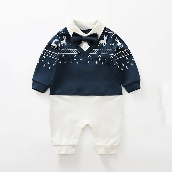 Seasonal Print Baby Rompers – Holiday & Everyday Wear