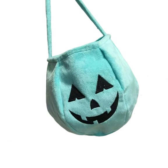 Seasonal Pumpkin Collector Bag Big Capacity Design Sturdy Velvets Fabric Party Essential For Kids Gatherings