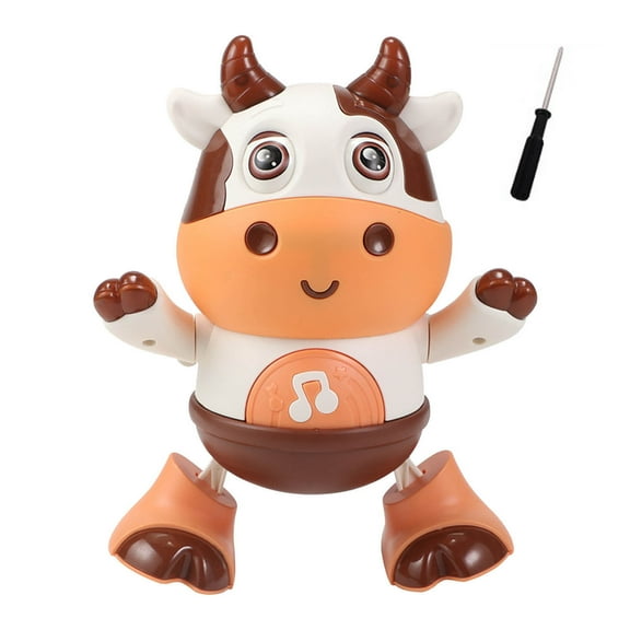 Seasonal Savings ABPWLY Light up Dancing Cow Cow Light up Dancing Cow for Active Dancing Cow Toy Musical Boogiecow Toy New Musical Dancing Cow/Deer Toy with Music and LED Lights Holiday Gifts