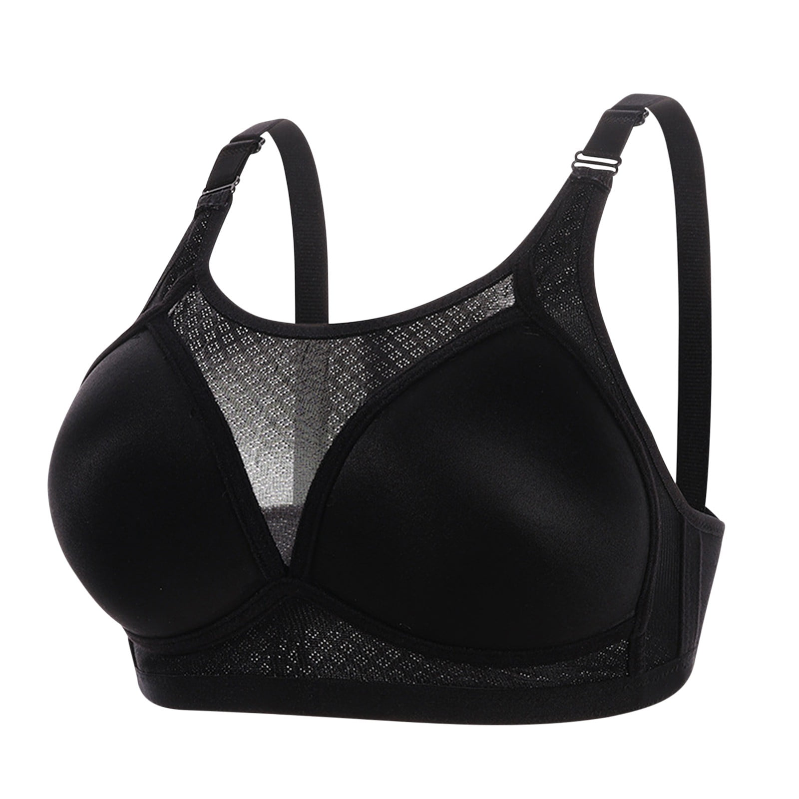 Anita Women's Comfort Bra Clara Art 5874 - Wire-Free, Semi-Transparent Cups, Black 34F - View #9