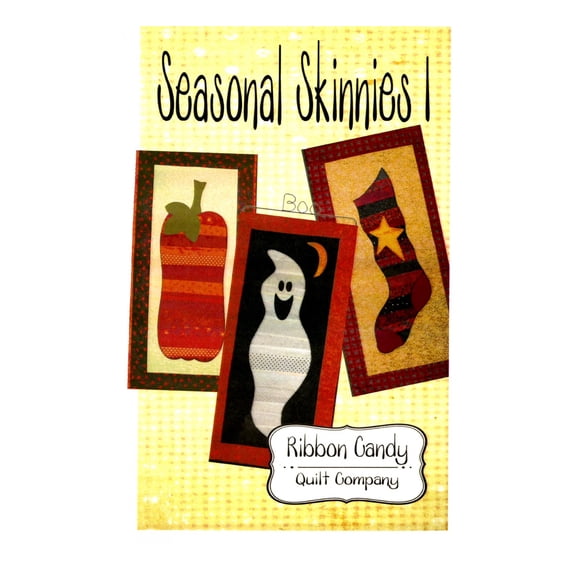 Seasonal Skinnies Halloween Themed Fusible Applique Pattern