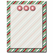 Seasonal Stripes Letterhead Laser & Inkjet Printer Paper, 25 Sheets
