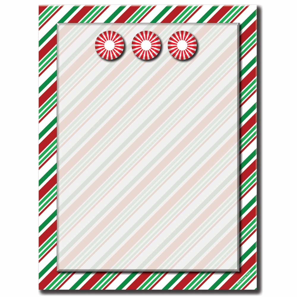 Seasonal Stripes Letterhead Laser & Inkjet Printer Paper, 500 Sheets per Pack