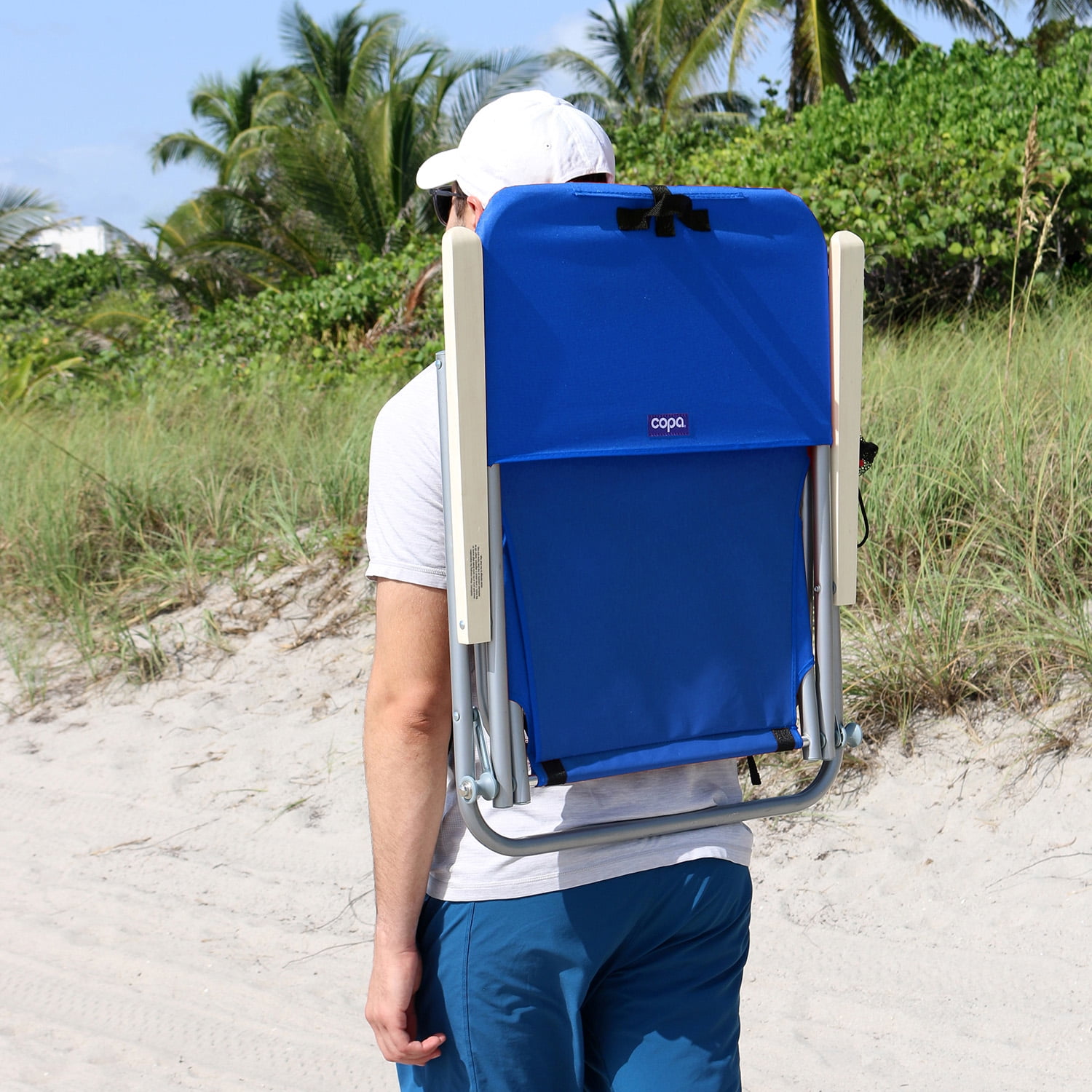 Seasonal Supply Co. 4-Position Backpack Beach Chair