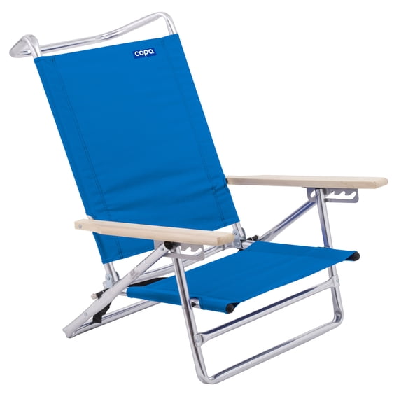 Seasonal Supply Co. 5-Position Lay Flat Beach Chair