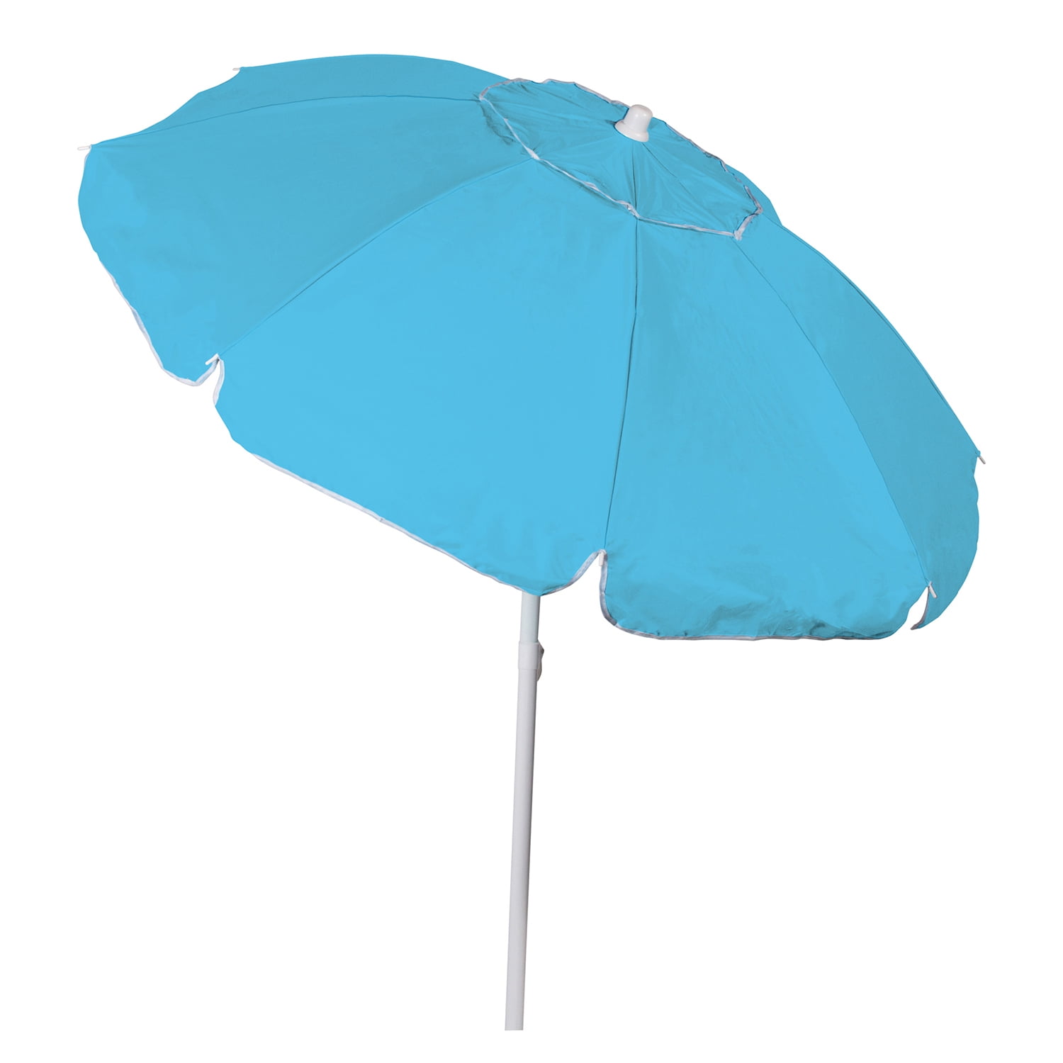 Seasonal Supply Co. 6' Blue Hexagon Beach Umbrella