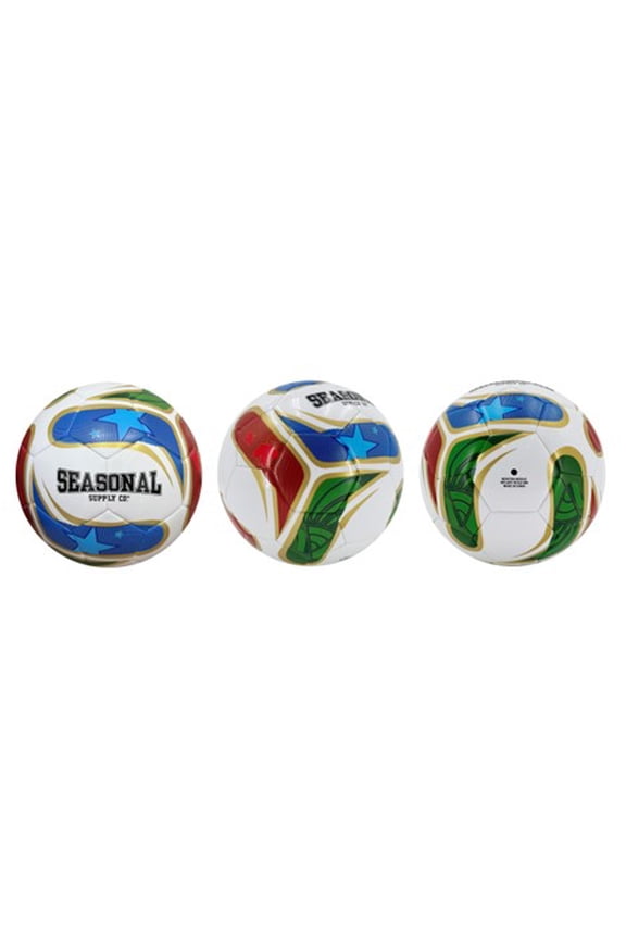Event Soccer Ball, Blue, Red, & Green Regulation Size