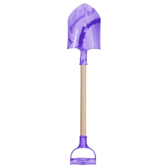 Seasonal Supply Co. Large Wooden Handle Beach Shovel, Purple