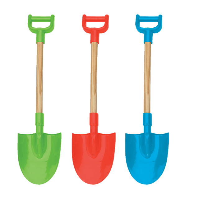 Seasonal Supply Co. Large Wooden Handle Beach Shovel