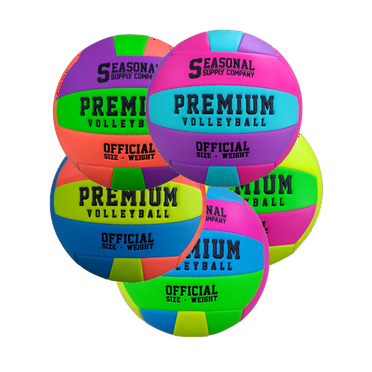 Seasonal Supply Co. Premium Volleyball Official Size/Weight Assorted Colors