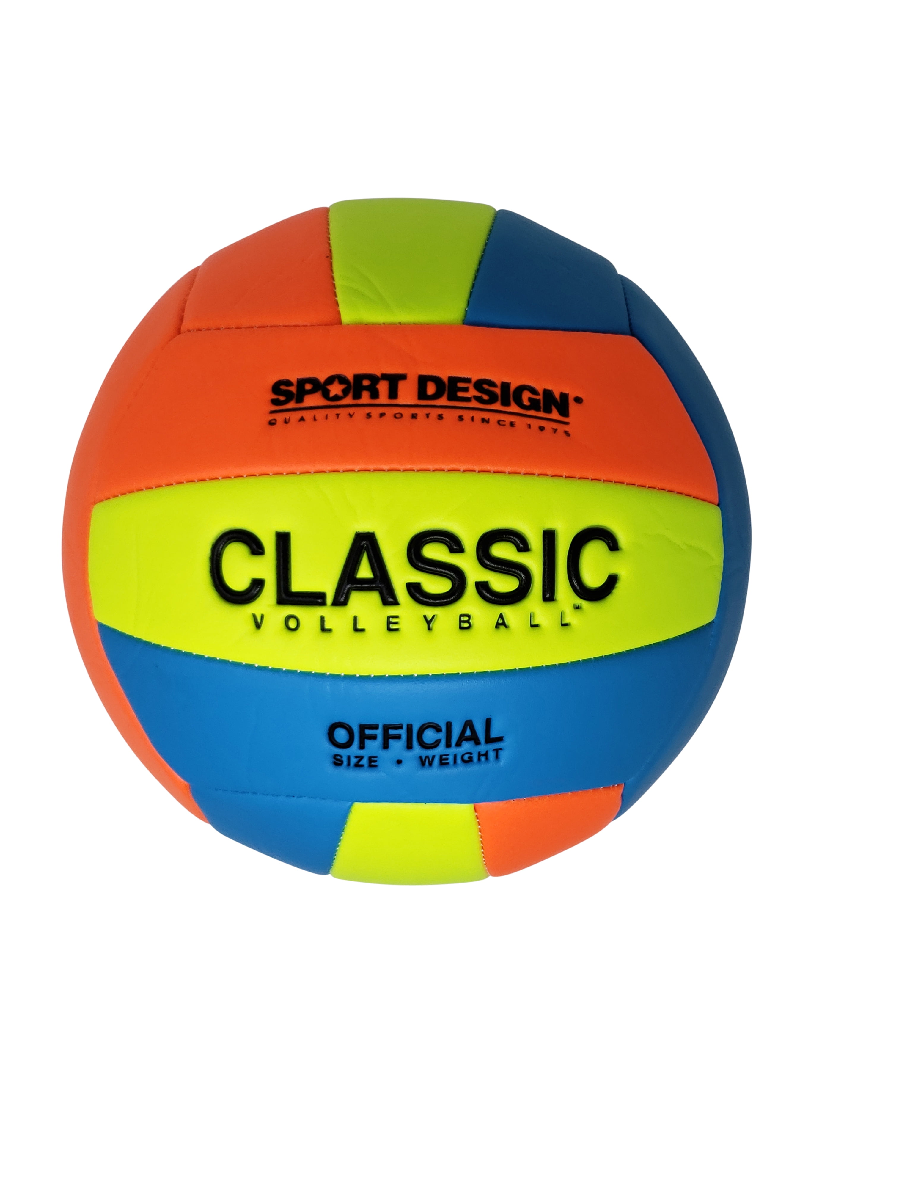 Seasonal Supply Co. Official Size 5 Neon Volleyball for Indoor and Outdoor Play