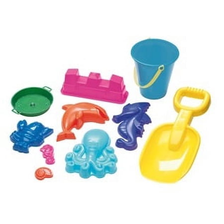 Seasonal Supply Co. Spring Value Sand Toy Set, 10 Piece Assorted