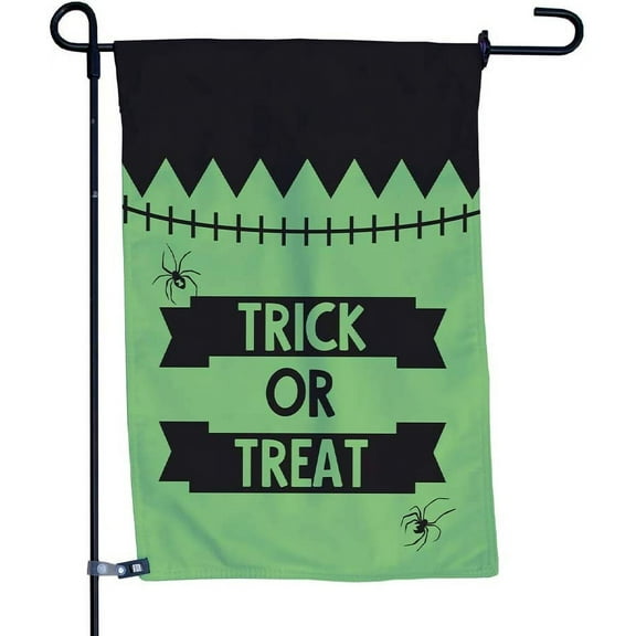 Seasonal Trick or Treat Garden Flag, Double-Sided Outdoor Garden Flag, Decorative Flag for Homes, 12 x 18 Inch Flag