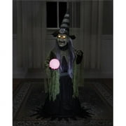 Seasonal Visions  36 in. Fortune Teller Witch Animated Prop