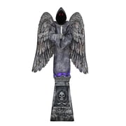 96 Cemetery Angel Animated Prop   Creepy Halloween Yard Decoration