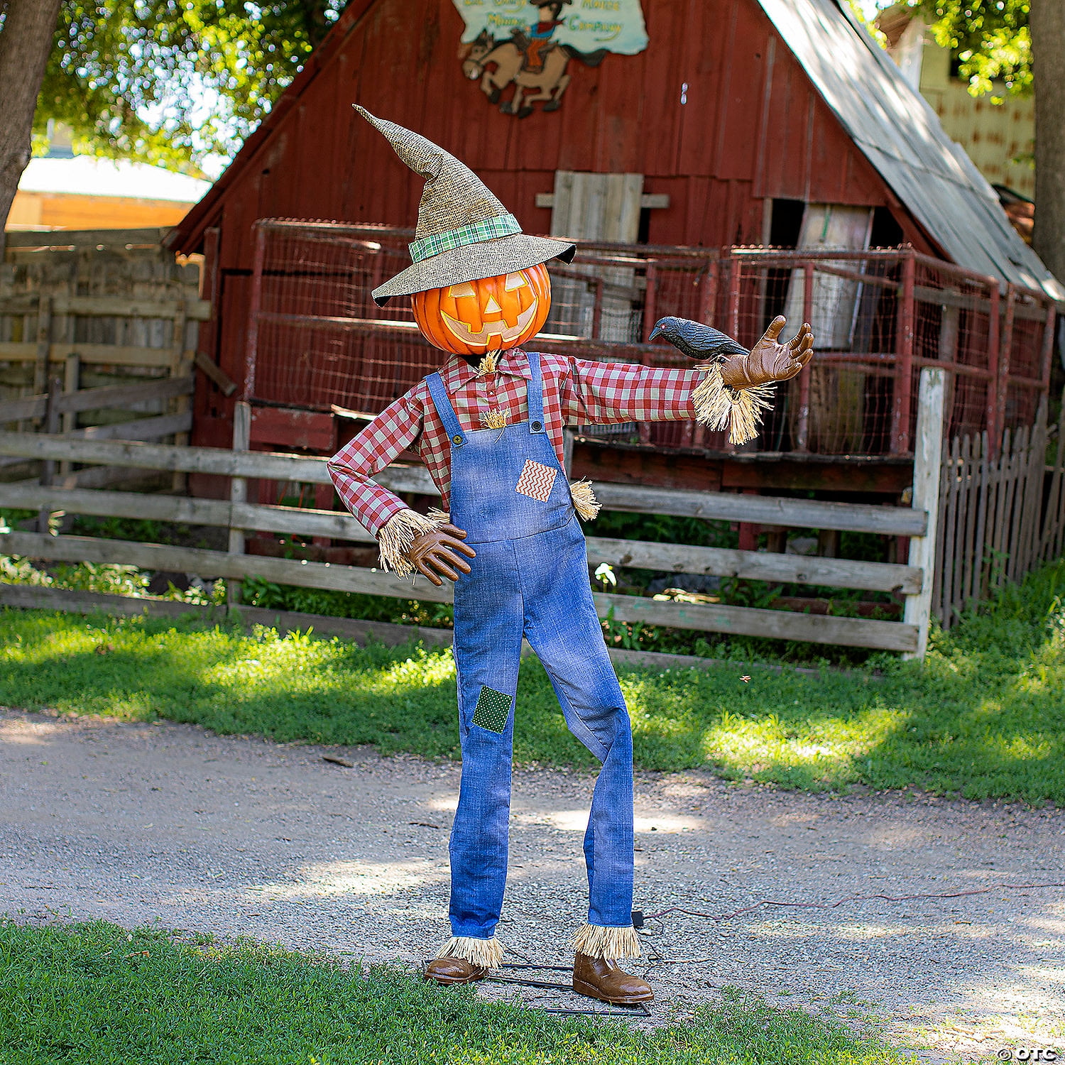 Seasonal Visions 6 ft Animated Whimsical Scarecrow with
