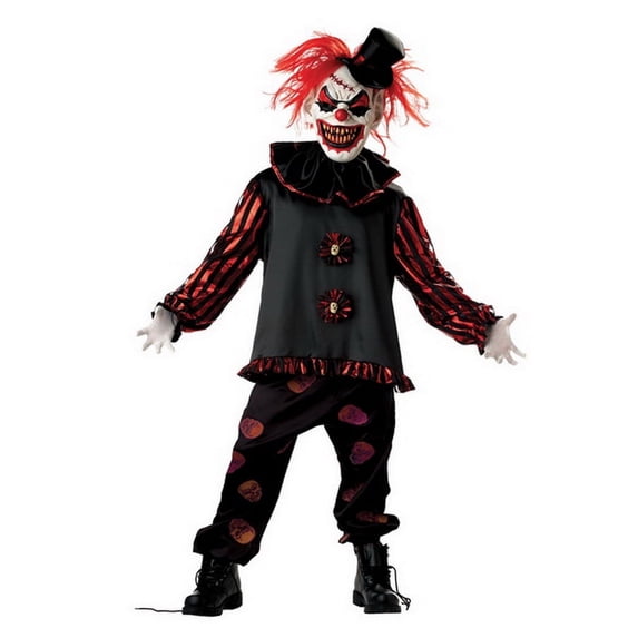 Seasonal Visions Boys' Evil Clown Costume - Size 14-16