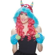 Seasonal Visions Rainbow Monster Hood Halloween Costume Accessory