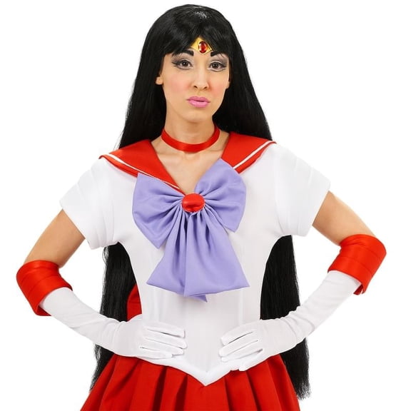 Seasonal Visions Sailor Moon Mars Costume Wig One Size Female