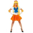 thumbnail image 1 of Seasonal Visions Sailor Moon Venus Sexy Adult Costume Medium Female, 1 of 2