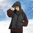 thumbnail image 1 of Seasonal Warm Three Piece Hat Bib Gloves Scarf And Cycling Screen Knitted Hat Gloves Scarf Hat Set Gloves Scarf Set for Boys Gloves Scarf Scarf Gloves Boys Scarf Hat Gloves for Girls Gloves Scarf Set, 1 of 3