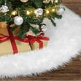 thumbnail image 1 of Seasonals Decoration 64CM Pures White Plush Christmas Tree Skirt Christmas Tree Apron Plush Tree Skirt Christmas Tree Venue Setup Decoration Tree Skirt, 1 of 8