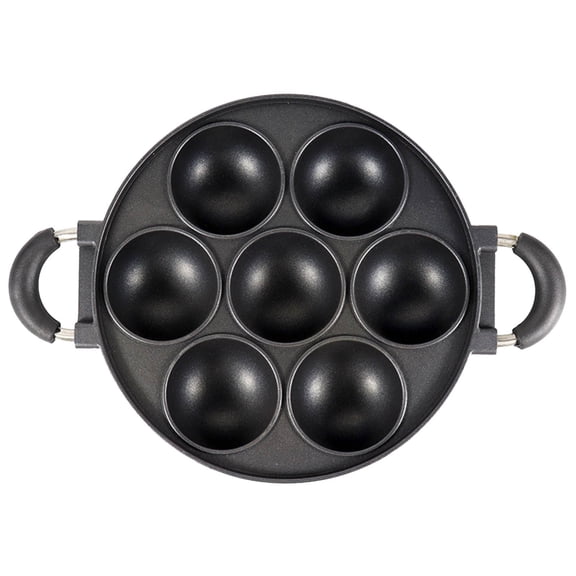 Seasoned Nonstick Round Cake Pan 7 Cup Baking Tray With Handle For Oven Cookware Scones