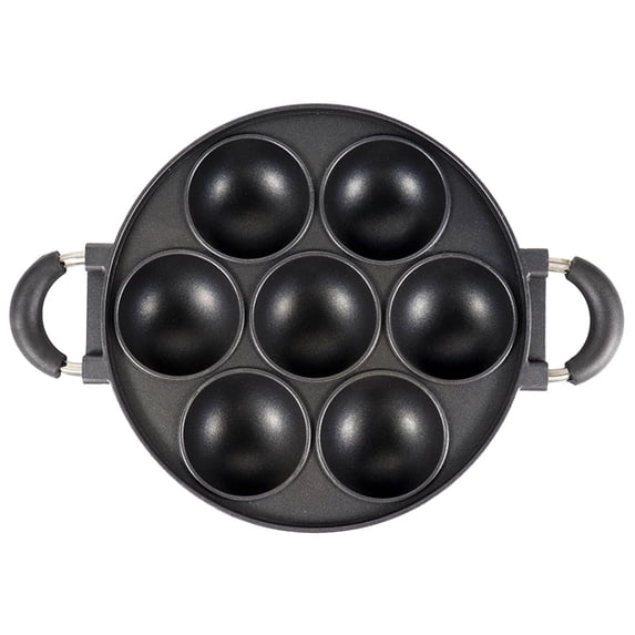 Seasoned Nonstick Round Cake Pan 7 Cup Baking Tray With Handle For Oven Cookware Scones