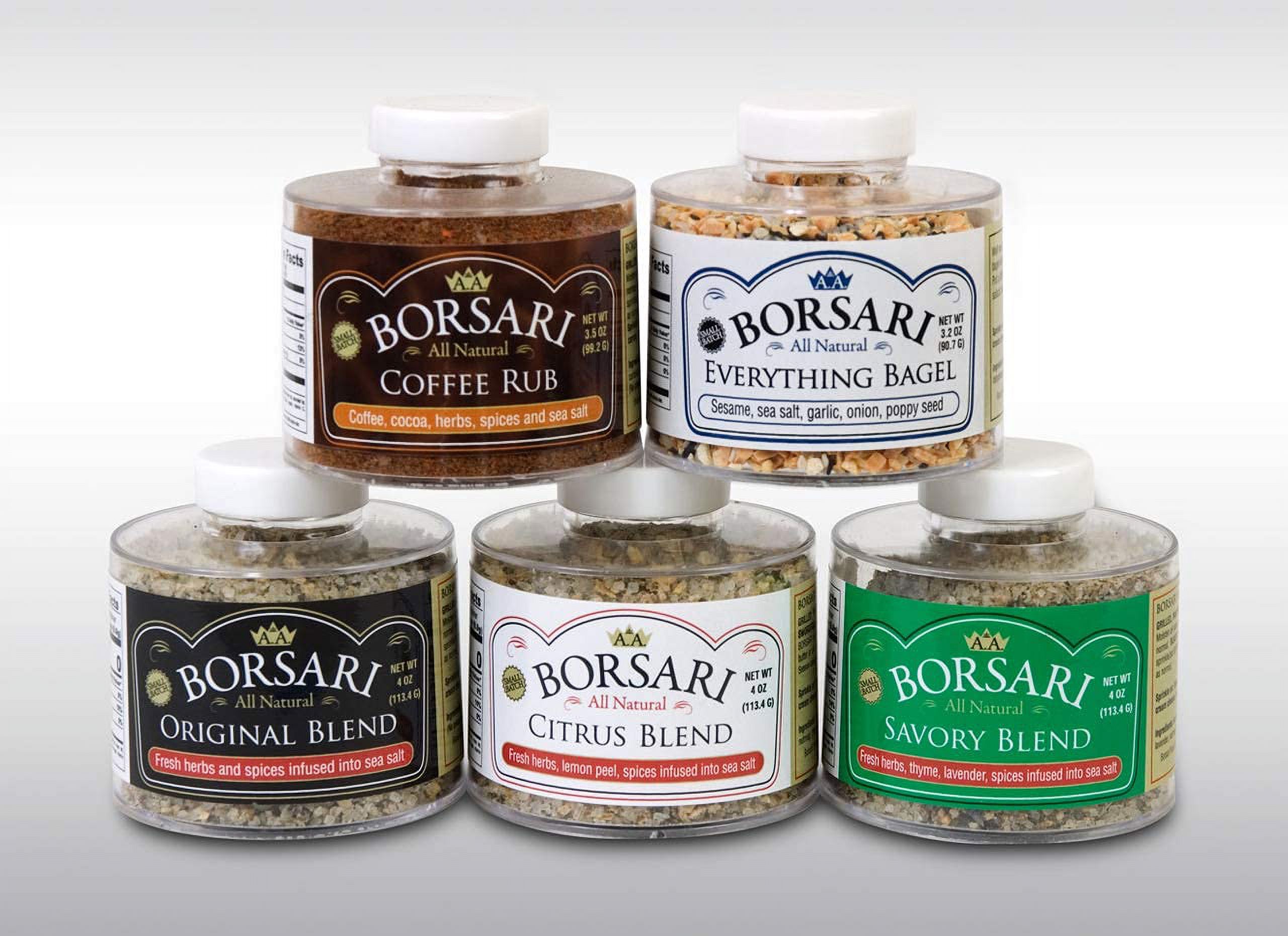 Seasoned Salt Gift Set Original, Savory, Citrus, Coffee, Everything