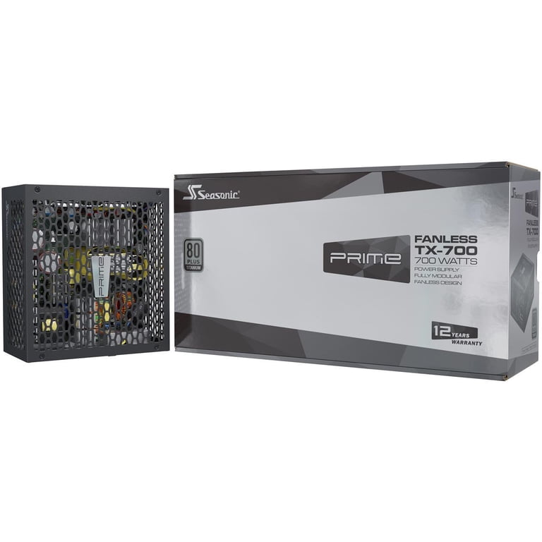Seasonic PRIME FANLESS TX-700, 700W 80+ Titanium, Full-Modular