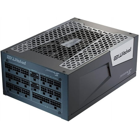 Seasonic PRIME TX-1600, 1600W 80+ Titanium, ATX 3.1 & PCIe 5.1 Ready, Full Modular, ATX Form Factor, Low Noise, Premium Japanese Capacitor, Nvidia RTX 30/40 Super, AMD GPU Compatible, Ref#
