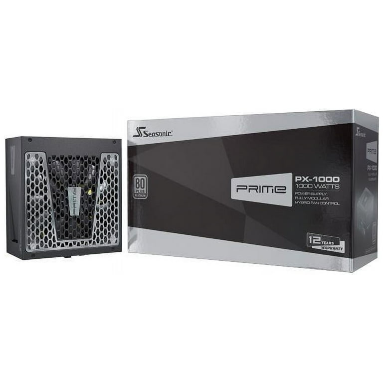 Seasonic PRIME Ultra 1000W 80+ Platinum Power Supply, Full Modular, 135mm FDB Fan w/Hybrid Fan Control, ATX12V & EPS12V, Power On Self Tester, Seasonic PRIME Ultra 1000W 80+ Platinum Power Supply, Full Modular, 135mm FDB Fan w/Hybrid Fan Control, ATX12V & EPS12V, Power On Self Tester,
