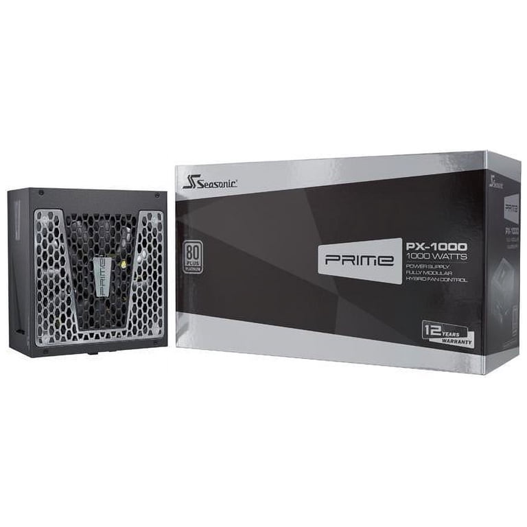 Seasonic PRIME Ultra 1000W 80+ Platinum Power Supply, Full Modular