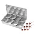 Seasoning Box Spice Container Jar Cooking Tool Multi Compartments
