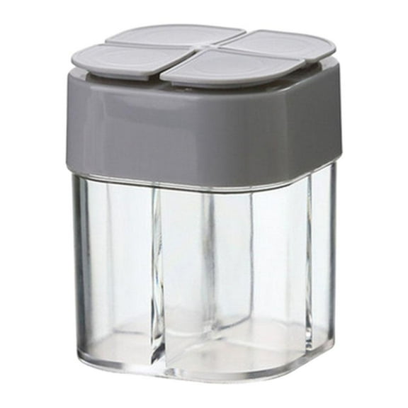 Seasoning Box Spice containers Transparent Color Dispenser Storage Food for Three Meals