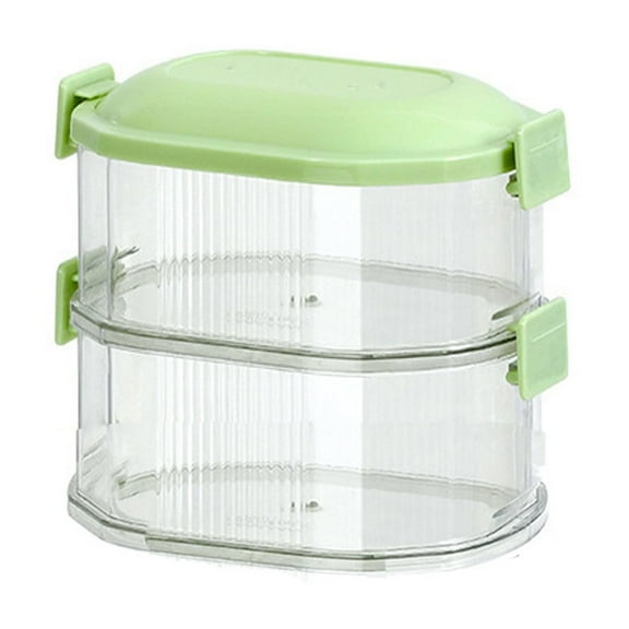 Seasoning Container for Kitchen | Spice Storage Box | Fresh-Keeping Food Sealing Organizer | Stackable Durable PET+ABS | Odor-Blocking | 1 Pack Single Unit | Pantry Solution