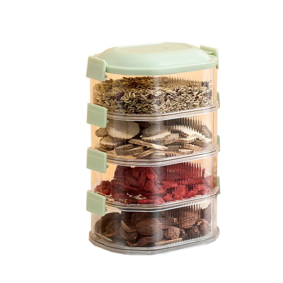 Container Box Warehouse Seasoning Container Kitchen Spice Storage Box with Strong Sealing ...