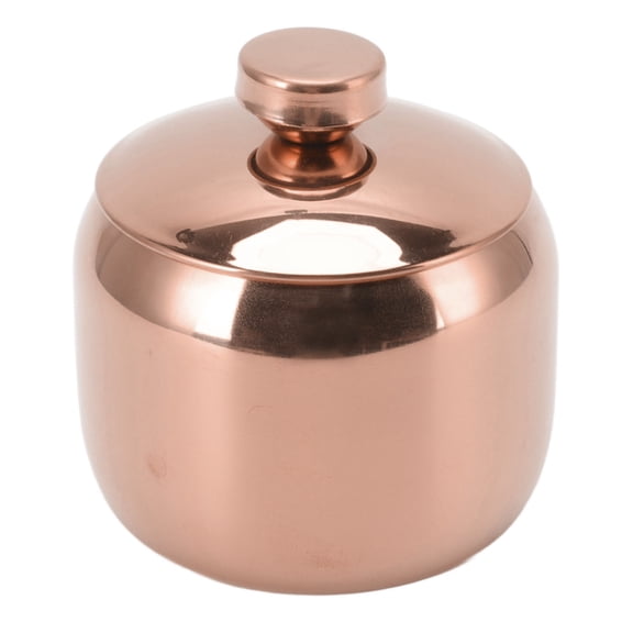 Seasoning Container, Stainless Steel Condiment Pots, Versatile, Shatterproof Metal Seasoning Jars, Good Sealing, Healthy & Safe, Sturdy Structure, Sugar Bowl with Lid, Outdoor
