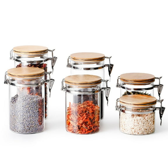 Seasoning Containers Cookie Jars with Lids Airtight Storage Fruit Juice